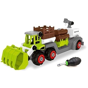 unbreakable construction truck toy friction power pull back vehicles engineering toys truck with light amp sound for kids boys girls water tanker truck