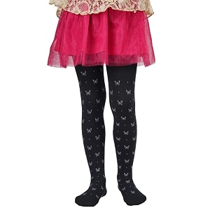 N2S NEXT2SKIN Girls Spandex Butterfly Pattern Pantyhose