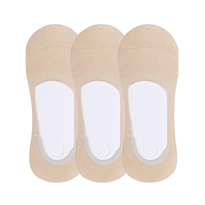 n2s next2skin women39s cotton hidden loafer no show invisible liner socks - pack of 3 pairs