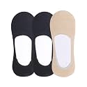N2S NEXT2SKIN Women's Cotton Hidden Loafer No Show Invisible Liner Socks - Pack of 3 Pairs