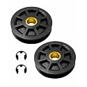 N377 2-Post Lift Lower Pulley Sheave Kit Fits for Rotary Lift SPOA7 SPOA9 SPOA10 Replaces 41411 FJ7116-1 Lower Sheave Set with E Clips