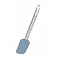 NAALSA Mixwel 1pc Silicone Spatula with Steel Handle for Kitchen Heat Resistant Baking Spoon for Non Stick Baking and Mixing 26cm Length 10inch (1pc Spatula)