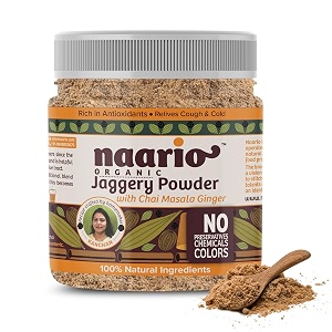 naario jaggery podwer chai masala adrak flavour natural chemical free - 200 gm