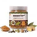NAARIO Chai Masala with Organic Jaggery Powder | Aromatic Tea Masala mix with cardamom powder & 100% Natural Ingredients | Helps in Cold & Cough | Immunity Booster Tea Masala 200g (400 cups+)