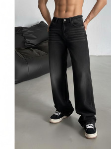 Naaztraders Straight Fit Men Black Jeans
