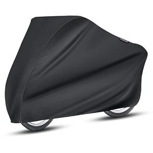 nabaat universal waterproof dust cycle  bicycle cover for outdoor rain sun snow corrosion protection black