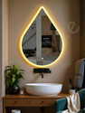 NABAB Led Mirror for bathroom Water Drop
