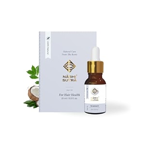 nabhi sutra healthy hair care belly button oil for men amp women reduces hair fall delays greying nourishing amp cleansing scalp  ayurvedic oil with goodness of coconut amp sative -15ml