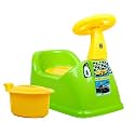 Nabhya Plastic Ferrari Baby Potty Training Seat- Chair for Kids- Infant Potty Toilet Chair with Removable Tray &amp; Closing Lid (Green)