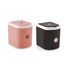 Nabhya Plastic Combo Of 2 Pc Mini Waste Bin Disposal Dustbin For Car Office Desk And Home Use (Black,Pink), Open-Top