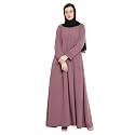 Nabia Nida Matte Fabric Full Length Abaya