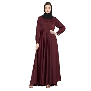 Nabia Solid Premium Nida Fabric Lose fit