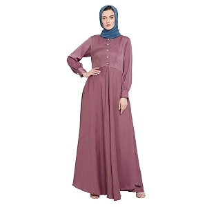 Nabia Solid Premium Nida Fabric Lose fit