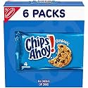 NABISCO CHIPS AHOY! CHIPS AHOY! Original Chocolate Chip Cookies, 6 Total Snack Packs (4 Cookies Per Pack)