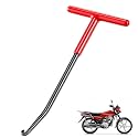 NACHEE Motorcycle Exhaust Spring Hook, T Shaped Handle Exhaust Pipe Spring Puller Installer Hooks Tool with Rubber Coating for Motorcycle Vehicle Springs Removal, Installation, Adjustment