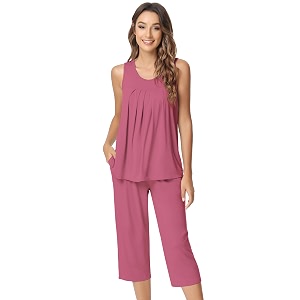 NACHILA Bamboo Viscose Cooling Pajamas for Women