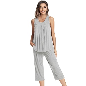 NACHILA Bamboo Viscose Cooling Pajamas for Women