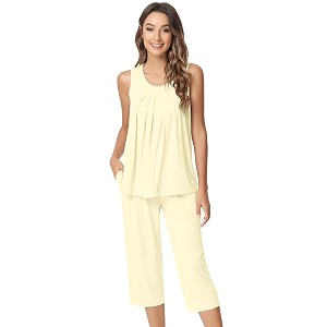 NACHILA Bamboo Viscose Cooling Pajamas for Women