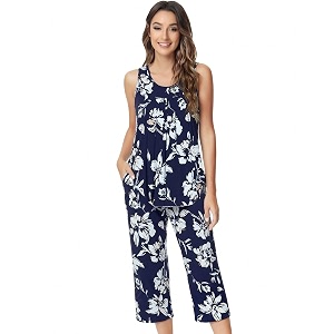 NACHILA Bamboo Viscose Cooling Pajamas for Women