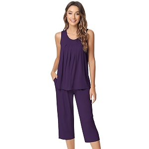 NACHILA Bamboo Viscose Cooling Pajamas for Women