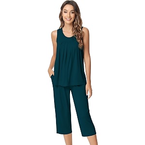 NACHILA Bamboo Viscose Cooling Pajamas for Women