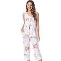 NACHILA Bamboo Viscose Cooling Pajamas for Women