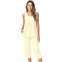 NACHILA Bamboo Viscose Cooling Pajamas for Women