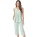 NACHILA Bamboo Viscose Cooling Pajamas for Women