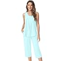 NACHILA Bamboo Viscose Cooling Pajamas for Women