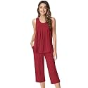 NACHILA Bamboo Viscose Cooling Pajamas for Women