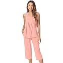 NACHILA Bamboo Viscose Cooling Pajamas for Women