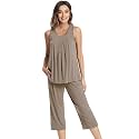 NACHILA Bamboo Viscose Cooling Pajamas for Women