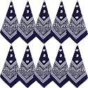 NACHLYNN 10/20pcs Paisley Bandanas Assorted Bandanas Cowboy Polyester Headbands Square Scarf Headwear