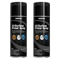 NADAMOO All Surface Primer Spray, Matte Black One-Part Epoxy Primer, 2 Can