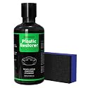 NADAMOO Plastic Restorer for Cars - Back to Black Ceramic Trim Restorer - Automotive DIY Kit for Exterior & Interior Plastic, Bumpers, Vinyl - Instant Black & 6-Month Protection, 50ml with Applicator
