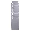 NADAMOO Wall-Mounted Time Card Holder, 10-Slot Punch Card Rack