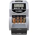 Nadex S180 Digital Coin Sorter and Counter – Displays Total and Denomination Values, Black
