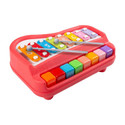 Nafhotoz 2 in 1 Melody & Educational Piano Xylophone Musical Instruments with 8 Keys