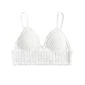 NAIADES Women39s Handmade Crochet Crop Top Sleeveless
