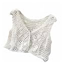 NAIADES Women39s Handmade Crochet Crop Top Sleeveless