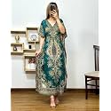 NAIADES Women39s Kaftan Dress Bohemian Printed
