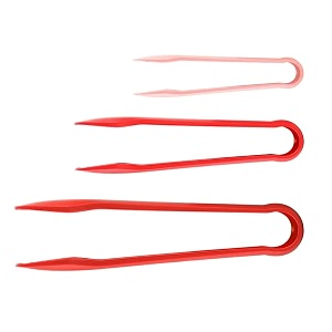 tongs plastic serving tongs for kitchen reusable utensils set heavy duty scalloped salad tongs food safe material perfect for buffets and bbq red