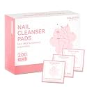 Nail Prep Cleanser Pads, 200PCS Individually Wrapped &amp; Lint-free