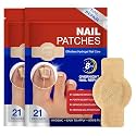Nail Repair Patches 2 Pack, 21PCS Nail Care Kit for Weak & Cracked Nails, Nail Protector for Improving Appearance of Damaged & Discolored Nails