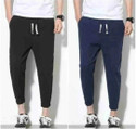 TIGERSNAKE Solid Men Black, Dark Blue Track Pants