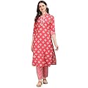 NAINVISH Cotton Blend Floral Regular Women39s Kurtas