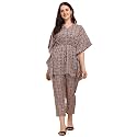 NAINVISH Cotton Blend Kurta Pant Set 