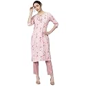 NAINVISH Cotton Blend Kurti Kurta Pant for