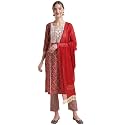 NAINVISH Cotton Blend Kurti Pant amp Dupatta