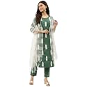 NAINVISH Crepe Kurti Pant amp Dupatta 